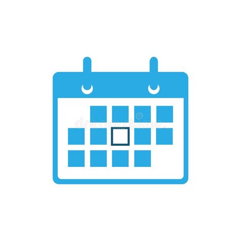Calendar Day Icon Set Number On Calendar Page Vector Illustration