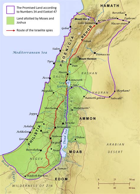 Borders Of The Promised Land Bible Mapper Blog
