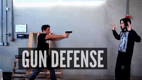 how to disarm a gunman real life self defense techniques mma surge youtube