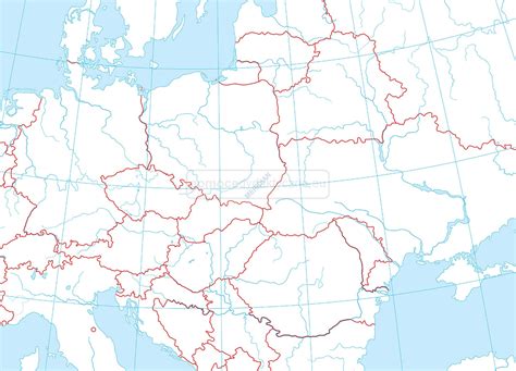 Mapa Konturowa Polityczna Europy Do Wydruku Margaret Wiegel™ Aug 2023