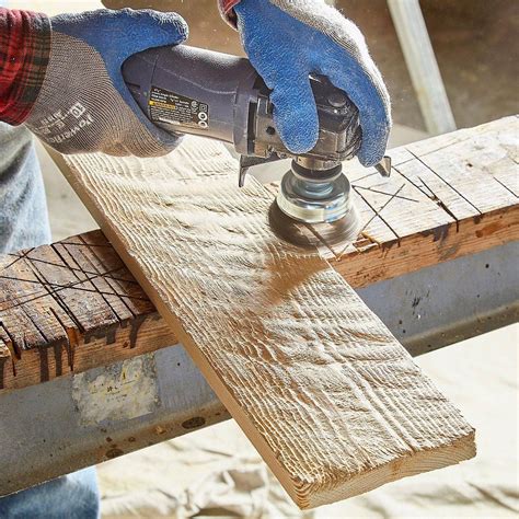 Make Saw Marks With A Grinder Woodsaw Barn Wood Barn Wood Projects