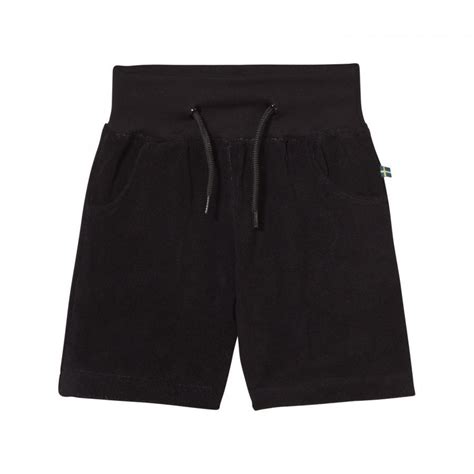 The Brand Cotton Terry Jonta Shorts Black Oloasun Shortsit
