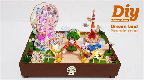 DIY Miniature Dollhouse KitㅣDreamland - grande roueㅣ드림랜드-대관람차ㅣ미니어처하우스ㅣ