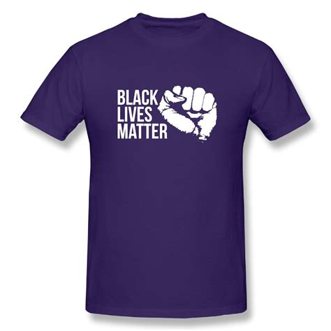 Black Lives Matter Tee Shirts Short Sleeve Personalized Unique O Neck