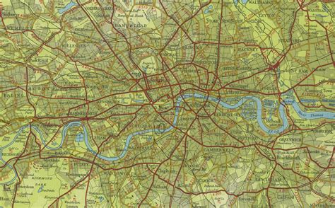47 London Map Wallpaper