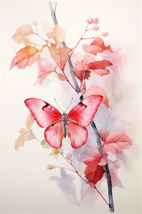 Rosy Maple Moth Art Free Stock Photo - Public Domain Pictures