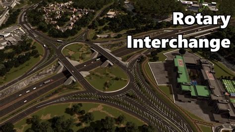 As with any city builder, gotta show off your highway and road setups! Cities Skylines: Rotary/Roundabout Interchange build - YouTube