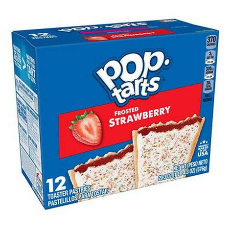 pop tarts frosted strawberry 12 stück 576g 8 99