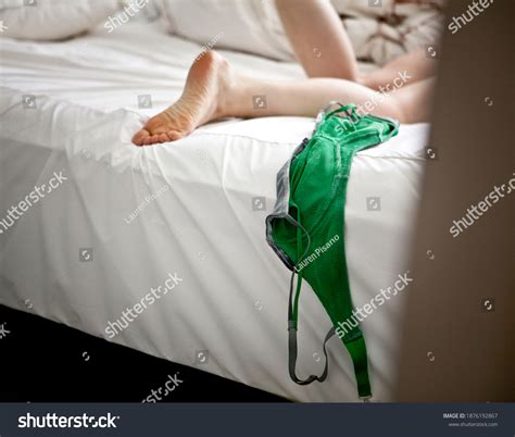 Naked Woman Lying Bed Stock Photo Shutterstock
