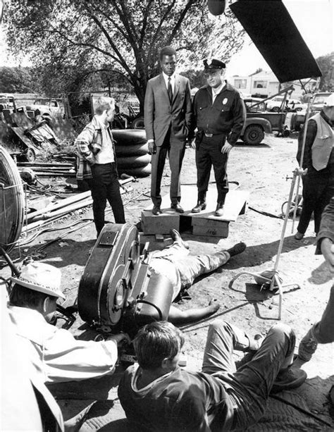 On Set Of In The Heat Of The Night 1967 Shotonwhat Behind The Scenes