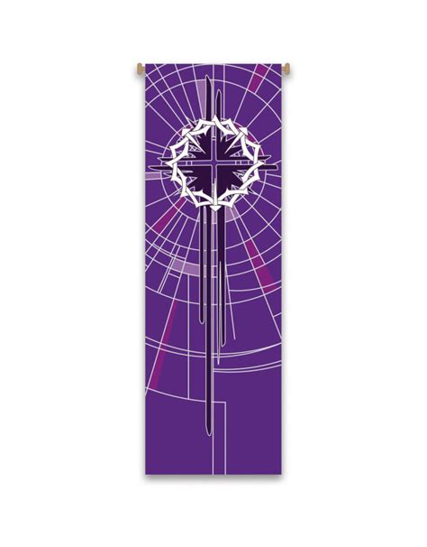 Purple Lent Banner Reillys Church Supply And T Boutique