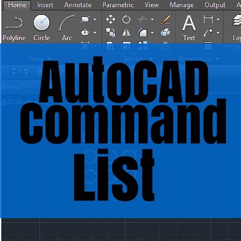 How To Use Command In Autocad Printable Online