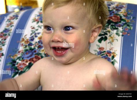 Smiling Baby With Dimples Hi Res Stock Photography And Images Alamy