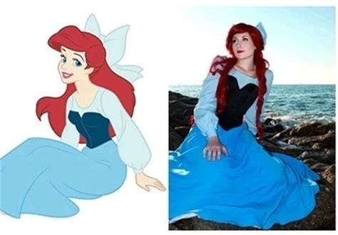 The Little Mermaid Ariel Kiss The Girl Princess Dress Costume Cosplay Outfit Little Mermaid