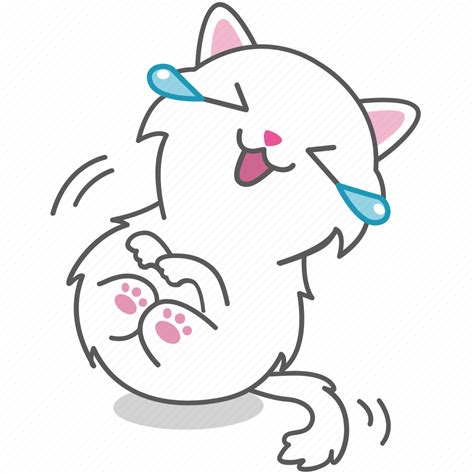 Cartoon Cat Character Emoji Emoticon Kitty Lol Icon Download On