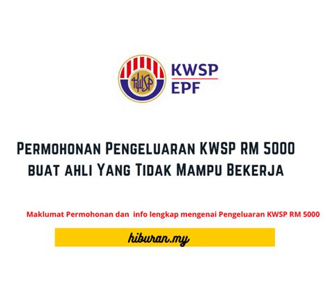 6) pengeluaran kwsp untuk beli rumah. Pengeluaran KWSP RM 5000 buat ahli Yang Tidak Mampu Bekerja