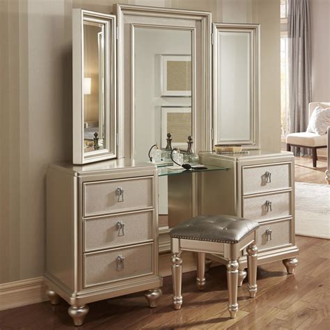 The dressing table and stool should. Best Bedroom Set With Vanity Dresser With Pictures - July ...