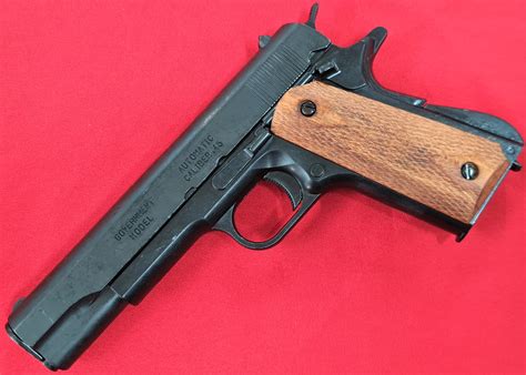 Replica M1911 Us 45 Cal Government Colt Hand Gun Pistol Denix Wooden