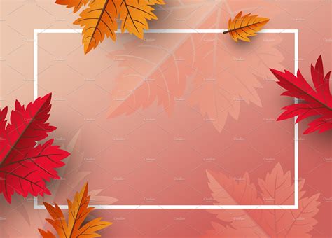 Autumn Leaves Background Design Creative Daddy