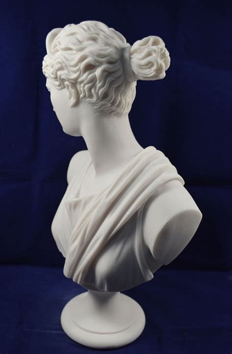 Artemis Sculpture Diana Bust Ancient Greek Goddess Of Hunt Great Statue Art Sculptures