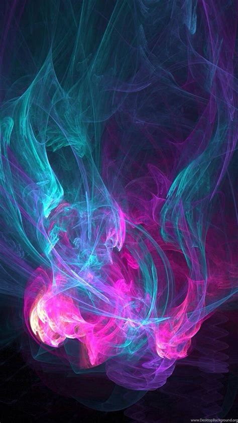 Pink And Blue Smoke Wallpapers Desktop Background