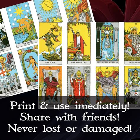 Free Printable Tarot Cards