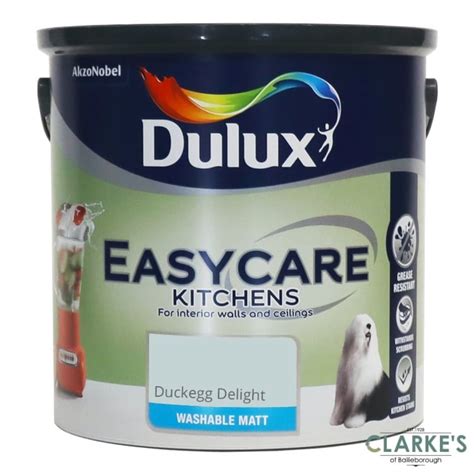 Dulux Easycare Kitchens Paint Duckegg Delight 25 Litre Clarkes