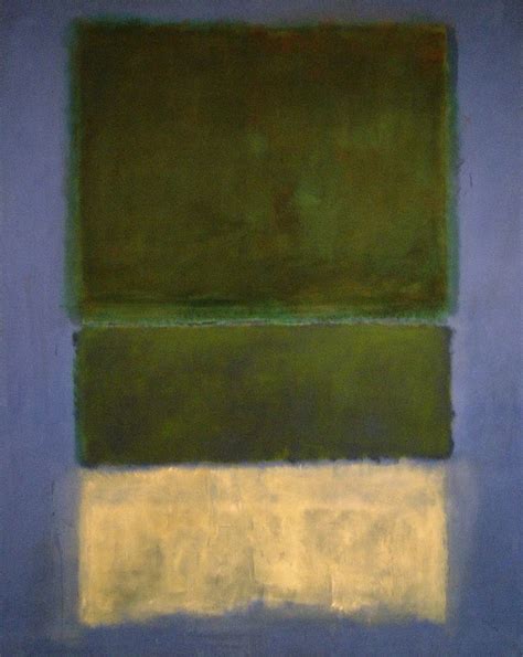 Mark Rothko No 14 Whites And Greens In Blue 1957 © 1998 Kate