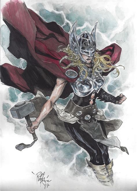 Thor Jane Foster By Rey Macutay In Rhandy As Rey Macutay Comic Art
