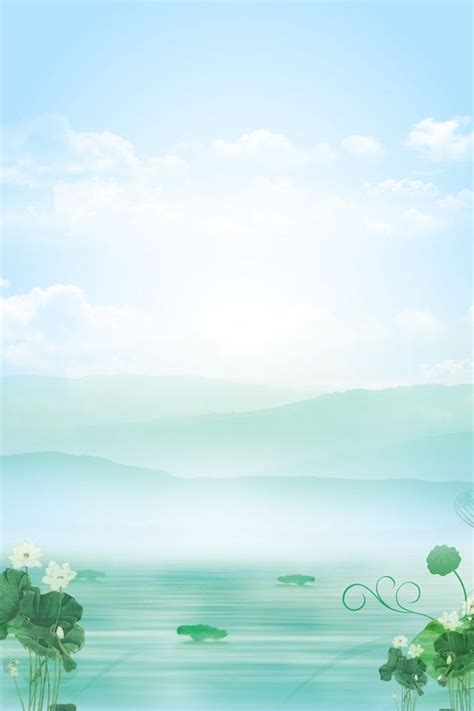 Fresh Summer Simple Green Summer In 2020 Poster Background Design