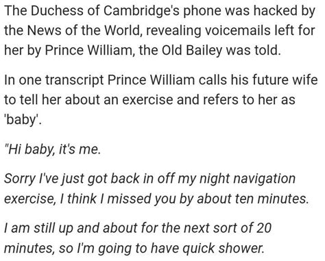 Catherine Middletons The Then Girlfriend Of Prince William Phone Was