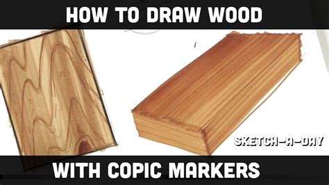 How To Draw Wood With Markers Part 1 Youtube