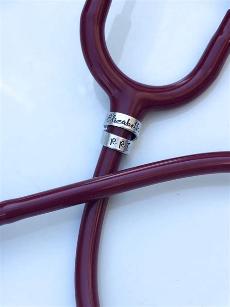 Stethoscope Id Tag Stethoscope Id Ring Littmann Id Tag Etsy