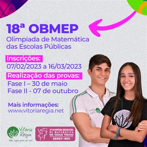 18º Obmep Olimpíada Brasileira De Matemática Das Escolas Públicas Vr