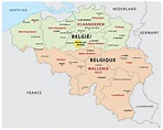 Belgium Europe Map