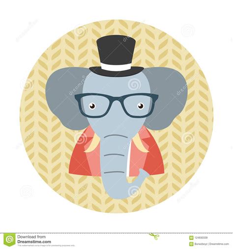 Free Free 286 Elephant With Glasses Svg SVG PNG EPS DXF File