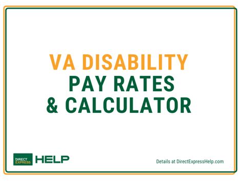 Va Disability Pay Chart Direct Express Card Help