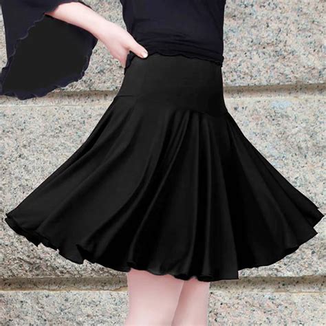 Womens Latin Dance Skirt Professional Adult Dance Short Skirts Sexy Square Dancing Costume Tango