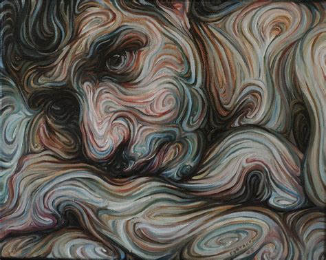 Swirling Lines Form Psychedelic Portraits