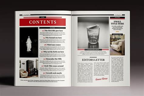 The Standing Magazine Indesign Template Deeezy