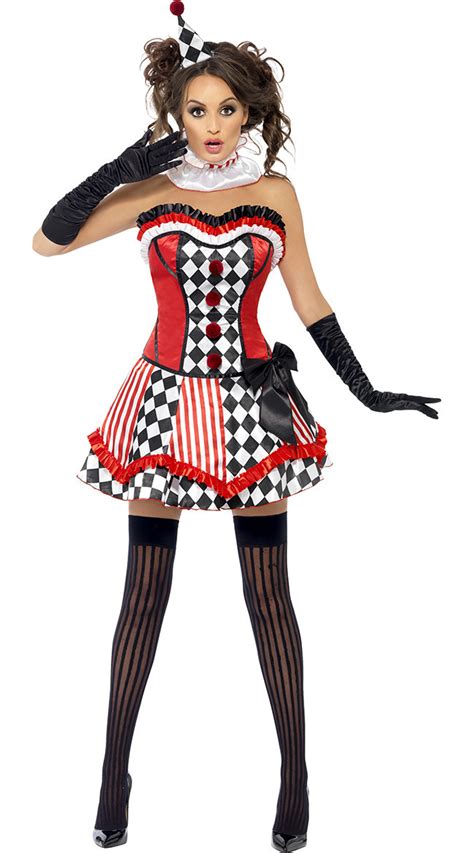 Buy Halloween Sexy Naughty Harley Quinn Clown Costume