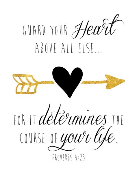 Guard Your Heart Quote Above All Else Guard Your Heart For