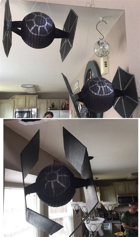 Paper Lantern Tie Fighter Decorations Stars Wars Party Decorations