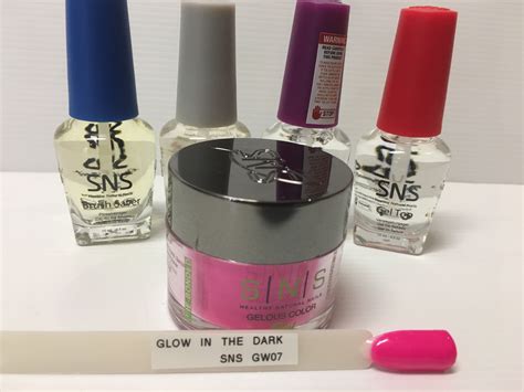 SNS KIT GW GLOW IN THE DARK Signature Nails Dip Powder Full Kit NEW Balmoral Beauty Sns