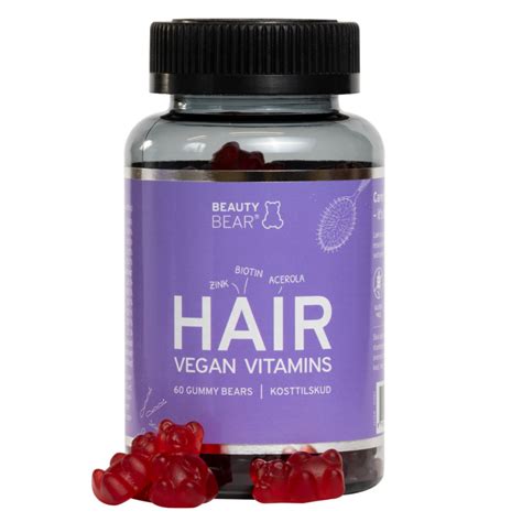 køb beauty bear hair vitamins 60 gummies 60 stk fra beauty bear matas