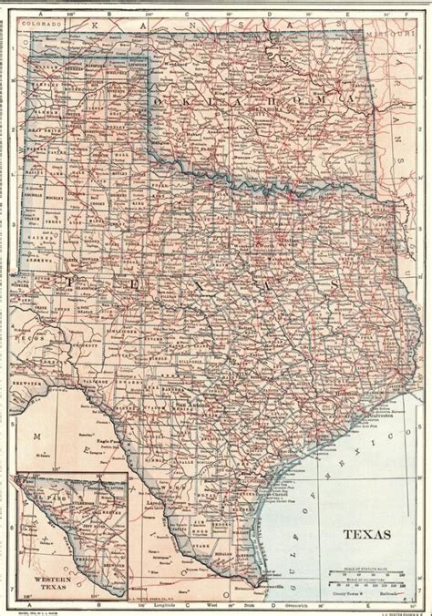 Map Of Oklahoma And Texas Together Printable Maps