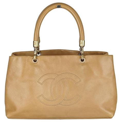 Chanel Leather Handbag Beige Ref494520 Joli Closet