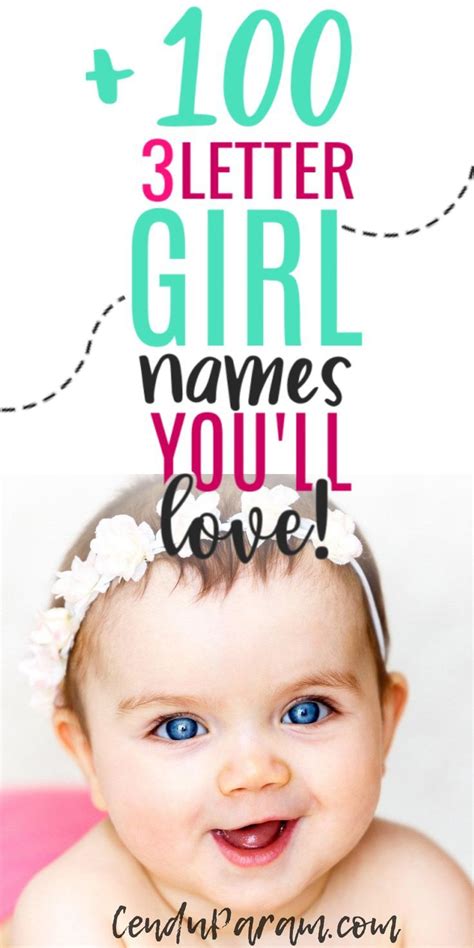 3 Letter Girl Names Are Perfect Because Theyre Short And Cute This