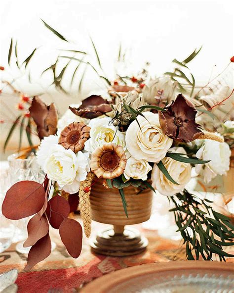 Use sharp garden scissors or floral snips. 35 Wedding Centerpieces to Steal for Your Thanksgiving ...
