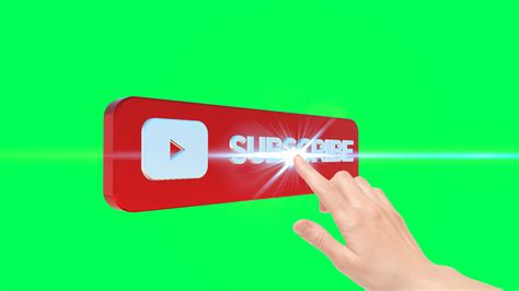 Youtube Subscribe Button Png Green Screen Mtc Tutorials